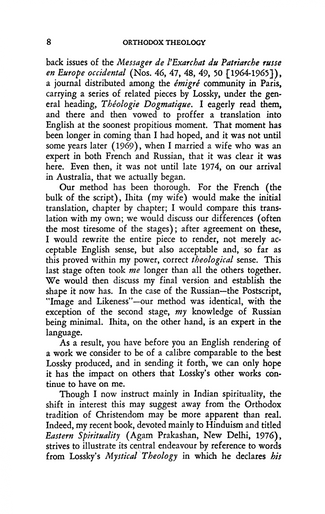 Orthodox Theology: An Introduction