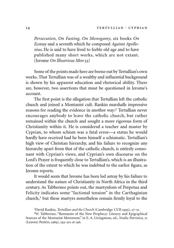 On the Lord's Prayer: Tertullian, Cyprian, & Origen