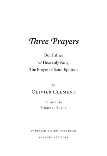 Three Prayers