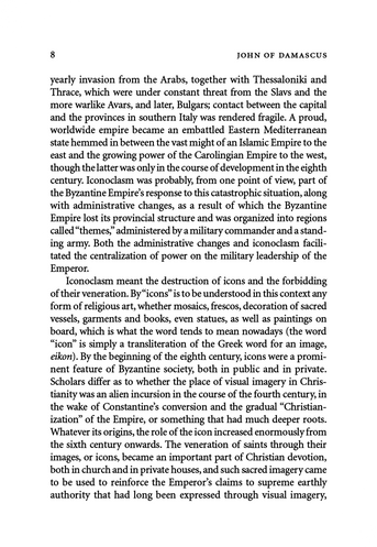 Three Treatises on the Divine Images: St. John of Damascus