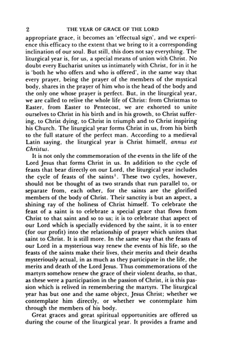 Year of Grace of the Lord, The