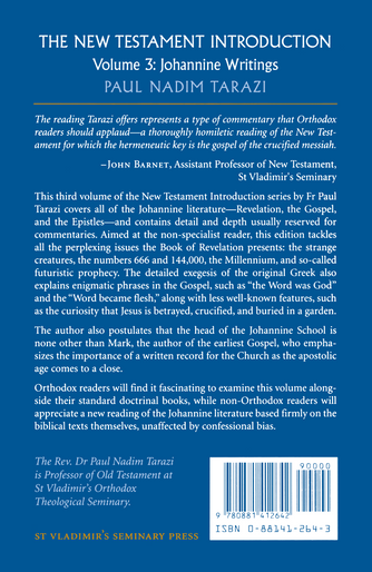 New Testament Introduction, Volume III; Johannine Writings