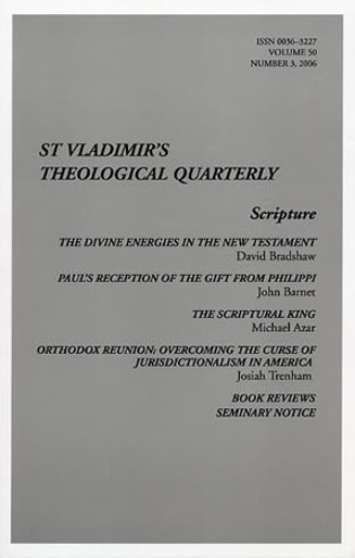 St Vladimir's Theological Quarterly, vol. 50, no. 3 (2006)