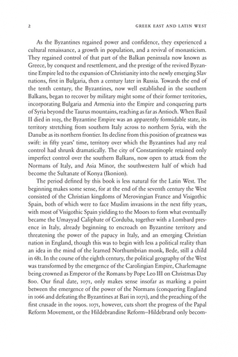 Greek East and Latin West