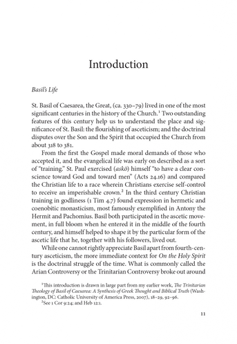 On the Holy Spirit: St. Basil the Great On the Holy Spirit: St. Basil the Great