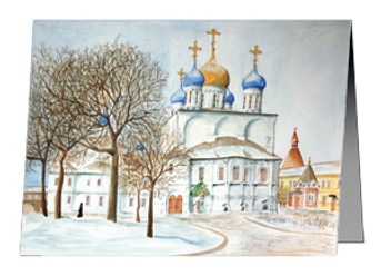 Christmas Cards - Novospassky Monastery