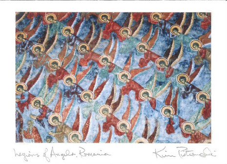 Legions of Angels, Romania. Handmade cards by Kim Piotrowski - Box of 10