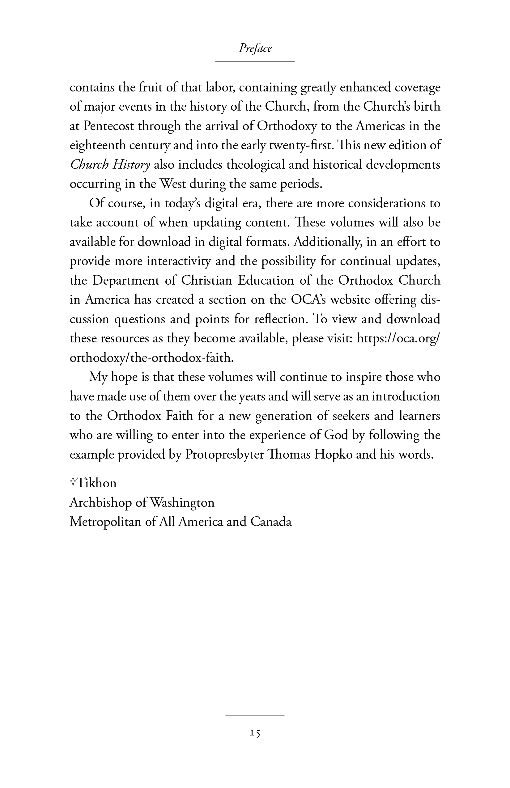 The Orthodox Faith Volume Three: Church History