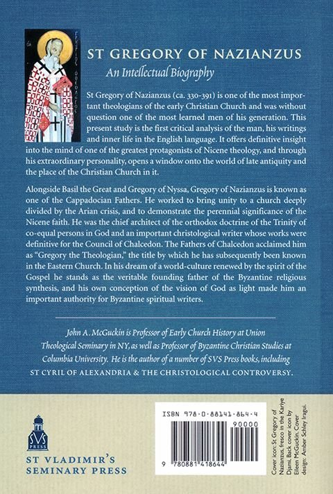 Saint Gregory of Nazianzus [PB] - SVS Press & Bookstore