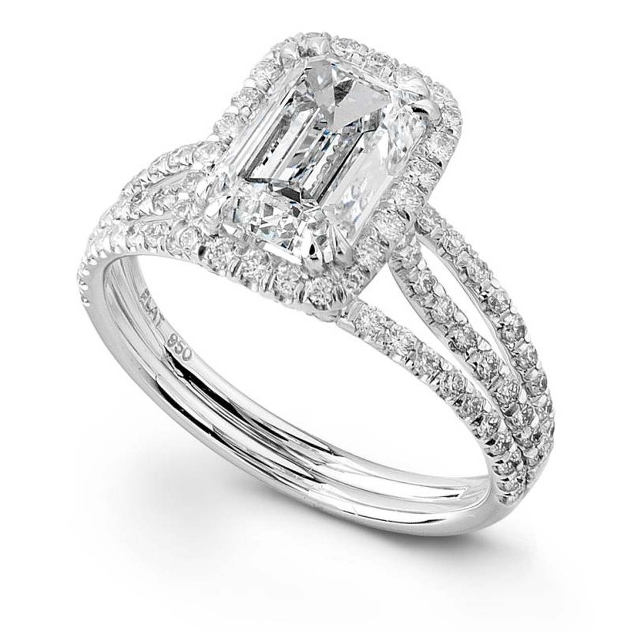 Diane's Tiara Ladies Emerald Cut Diamond Ring - CDS0048 - Gale