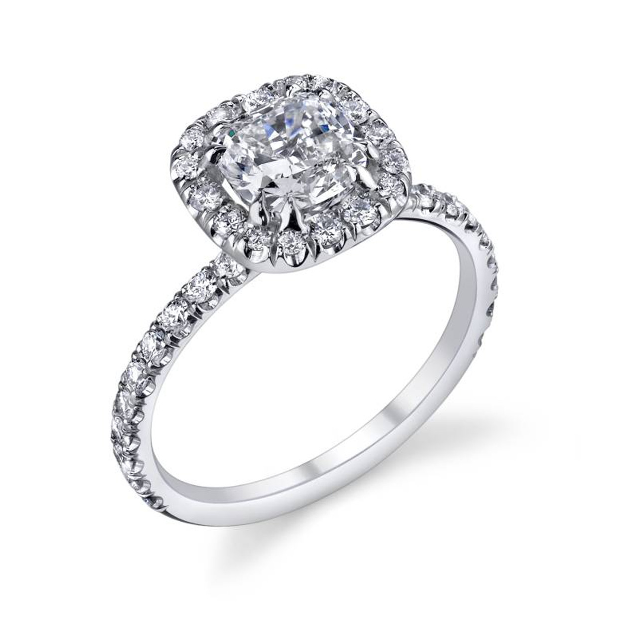 Diane S Tiara Ladies Cushion Cut Diamond Ring Cds0081 Gale