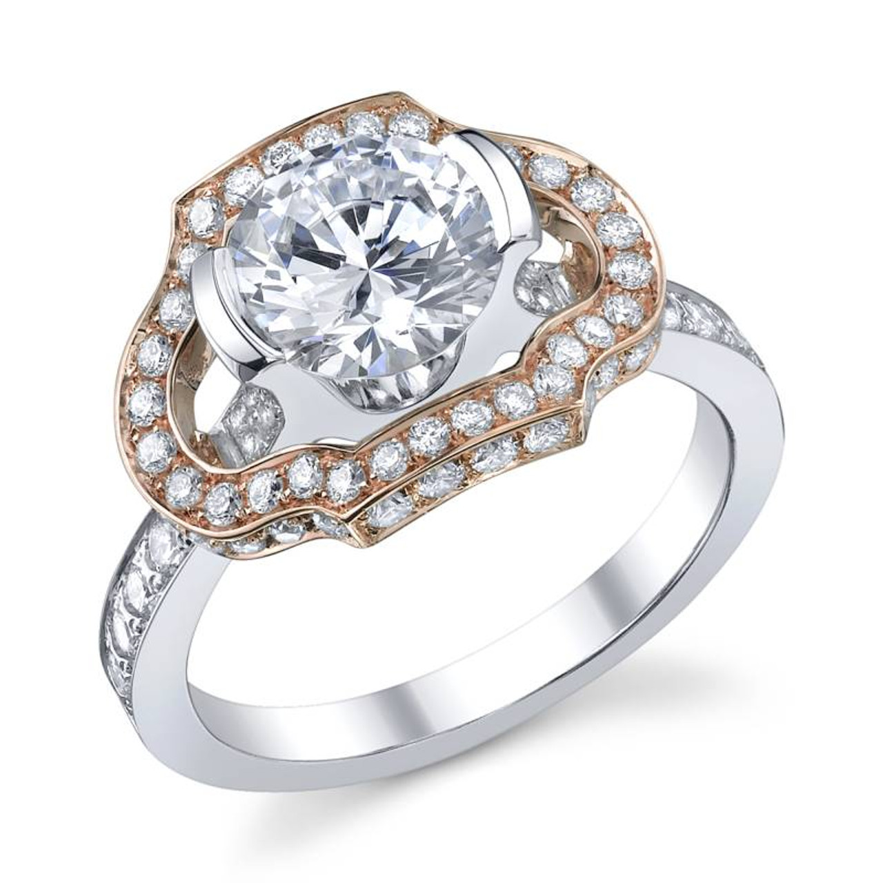 Papion Collection Round Brilliant Diamond Ring - CDS0109 - Gale ...