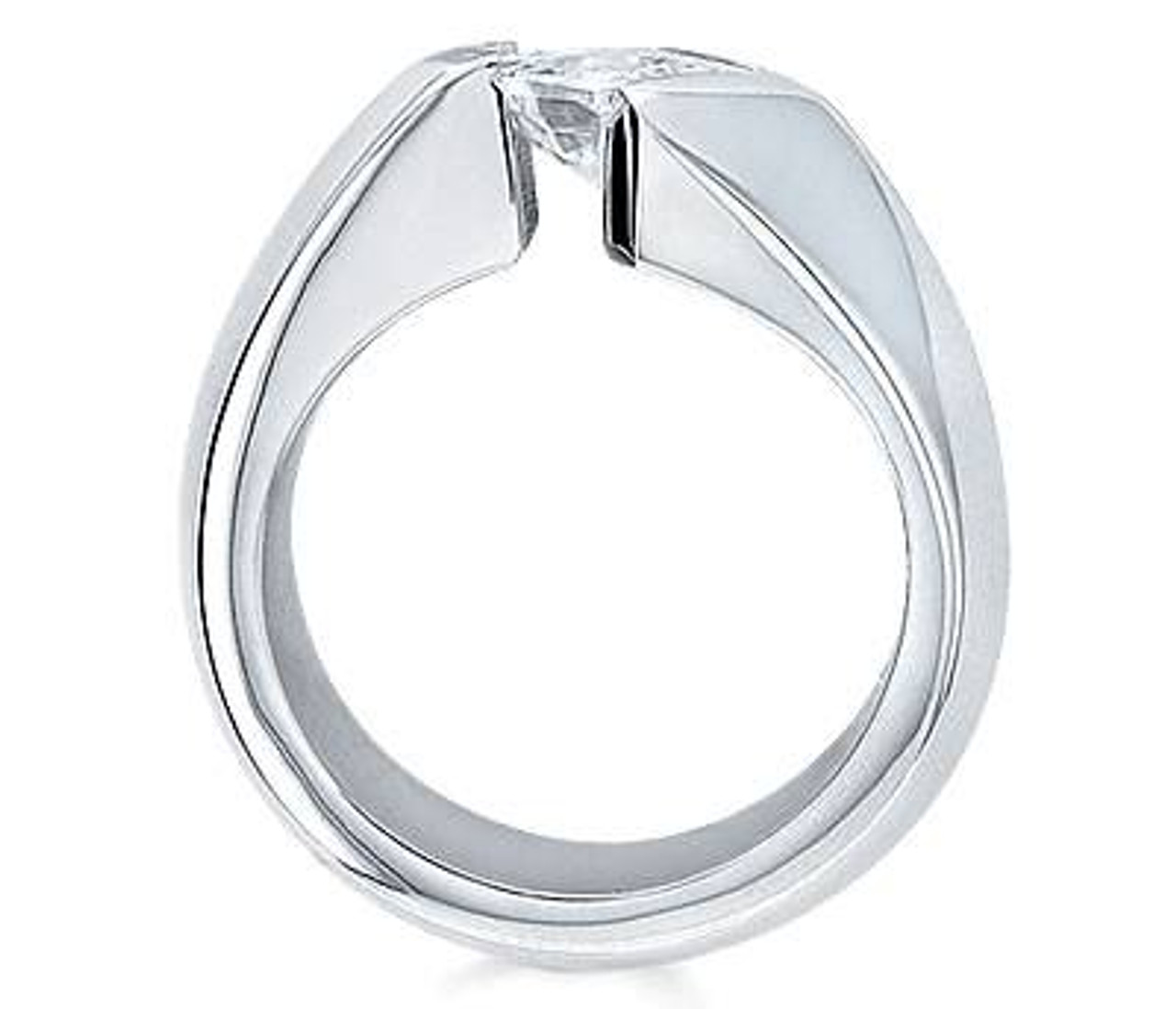 Tension Set Princess Cut Diamond Ring - CDS0141 - Gale