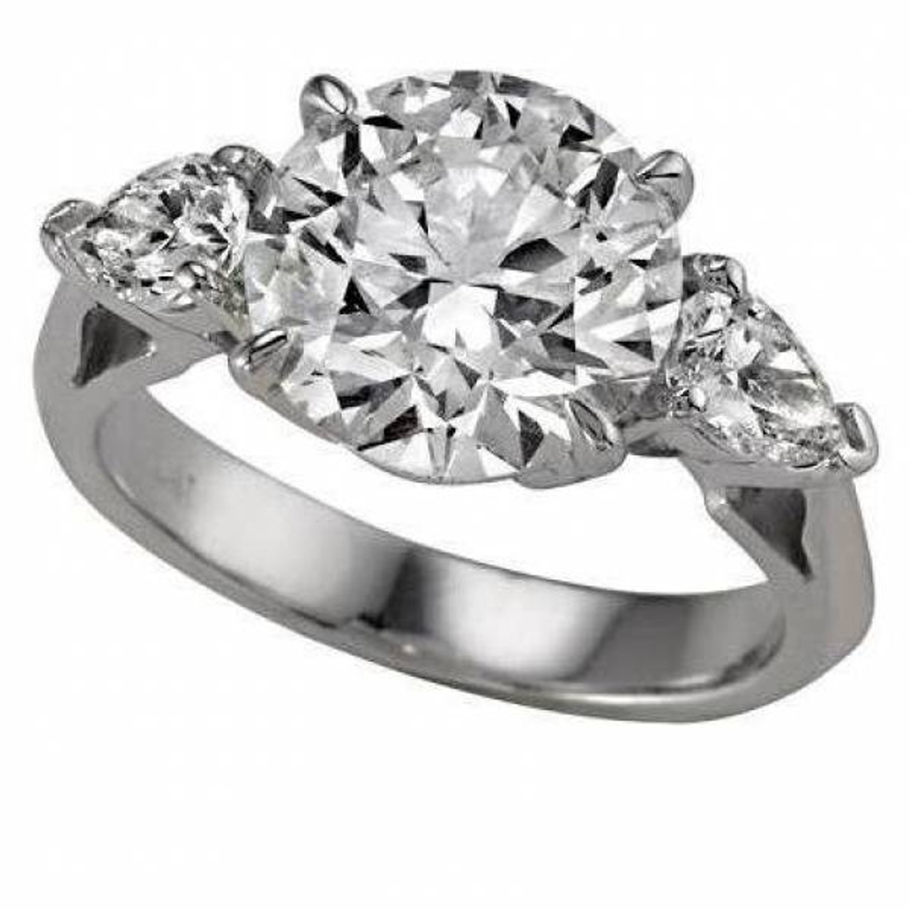 1.00 CT. T.W. Diamond Past Present Future® Engagement Ring in 10K Gold |  Peoples Jewellers