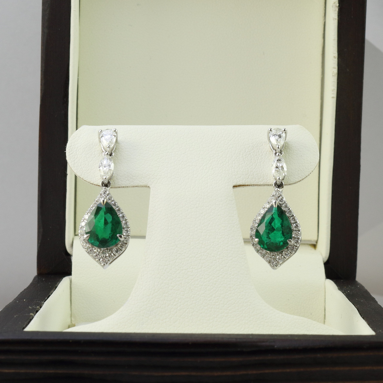 Long Light Green Square Pendant Drop Earrings – Neshe Fashion Jewelry