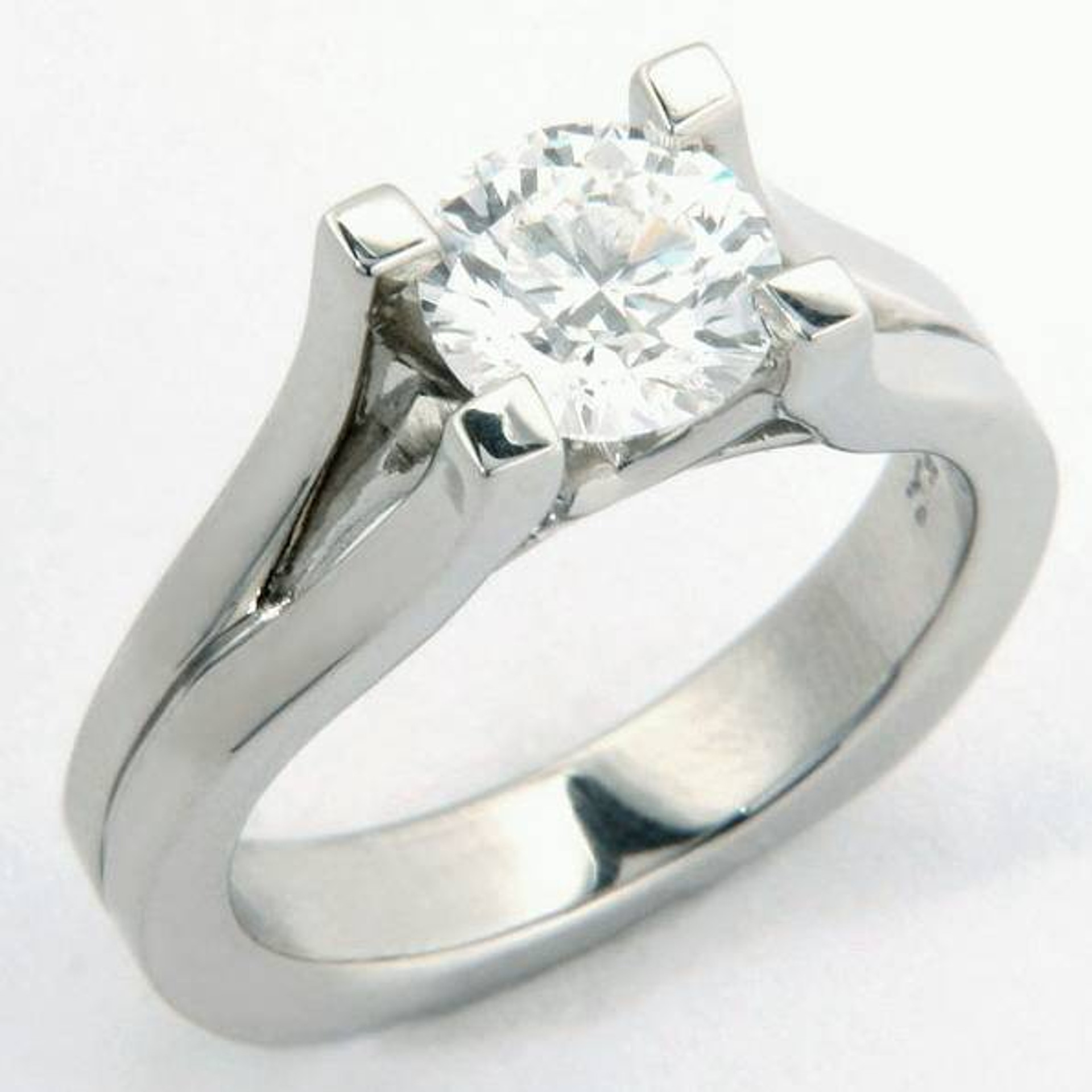 Cathedral Crown Signature Split Shank Engagement Ring CDG0175 Gale