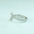 2.82ct Lab Grown Oval Cut Diamond Ring w/ Hidden Halo