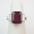 4.60ct Rubellite Tourmaline Five Stone Engagement Ring