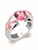 Tension Set Round Brilliant Colored Stone Ring - CDS0039