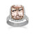 Diane's Tiara Ladies Cushion Cut Colored Stone Ring - CDS0067