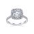 Diane's Tiara Ladies Round Brilliant Diamond Ring - CDS0078