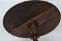 Antique Victorian Style Walnut Pedestal Table From Late 19th Century