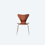 Danish Mid Century Mahogany Dining Chair By Arne Jacobsen For Fritz Hansen, Circa 1950s