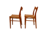 Pair Of Danish Teak Dining Chairs By Arne Wahl Iversen For Glyngøre Stolefabric, Circa 1960s