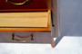 Retro Vintage Mid Century Three Drawer Chest, Dresser, 1950s