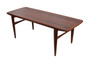 Mid Century Rectangular Danish Style Rosewood Coffee Table 1960s