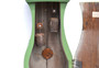 Antique Green And Orange Mora Clock A. Anderson 1828, Sweden