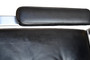 Vintage Black Leather And Aluminium Mondo Lounge Chair By Karl Erik Ekselius For Joc Vetlanda