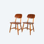 Dining Chairs Paus 28T Martinsson & Axelsson for Nässjö stolfabrik 60s, set of 2