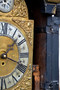 Antique Grandfather Baroque Painted Scandinavian Long Case Clock