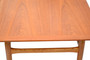 Mid Century Vintage Walnut Coffee Table Made In Denmark 1950s