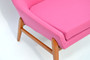 Rare Pink Vintage Lounge Chair Designed By Jonas Ihreborn For Teve, Circa 1960s