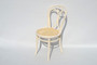 Antique White Bentwood Dining Chair By Thonet, Circa 1900