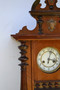 Antique Victorian Carved Wall Clock with Gustav Becker Silesia P45 movement