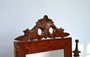 Victorian Dressing Table Swing Mirror Wood Vintage Antique Made In Sweden, 1800s
