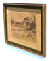Original Etching By Percy Robertson "Abinger Hammer" 1908, Signed and Framed