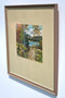 Scandinavian mid 20th Century pastel drawing depicting autumn landscape scene 76