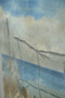 Mid 20th century Original Seaside Landscape, Signed, 1960s Framed