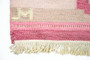Scandinavian Vintage Pink Wool Rug, Handwoven Made In Sweden, Signed By M, 1960s