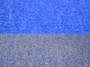 Vintage Blue 100% Wool Double Sided Fabric East Europe 1970s