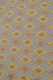 Vintage Woven Eco Violet Yellow Red Fabric East Europe 1970s