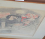 Mid-Century Ink and Water Colour On Paper by Erih Pryts Sweden 1960s