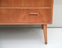 Vintage Danish Teak Chest of Drawers, 1960s Scandinavian Retro Mid century