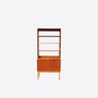 Vintage Teak Shelving Wall Unit Bookcase made in Sweden, 1960s Retro