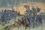 Antique Lithography Reproduction Of "Victory At Narva" By Gustaf Cederström 1910