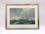Vintage 1960s Reproduction Print Marine Seascape By Zigurd Johansson In 1878